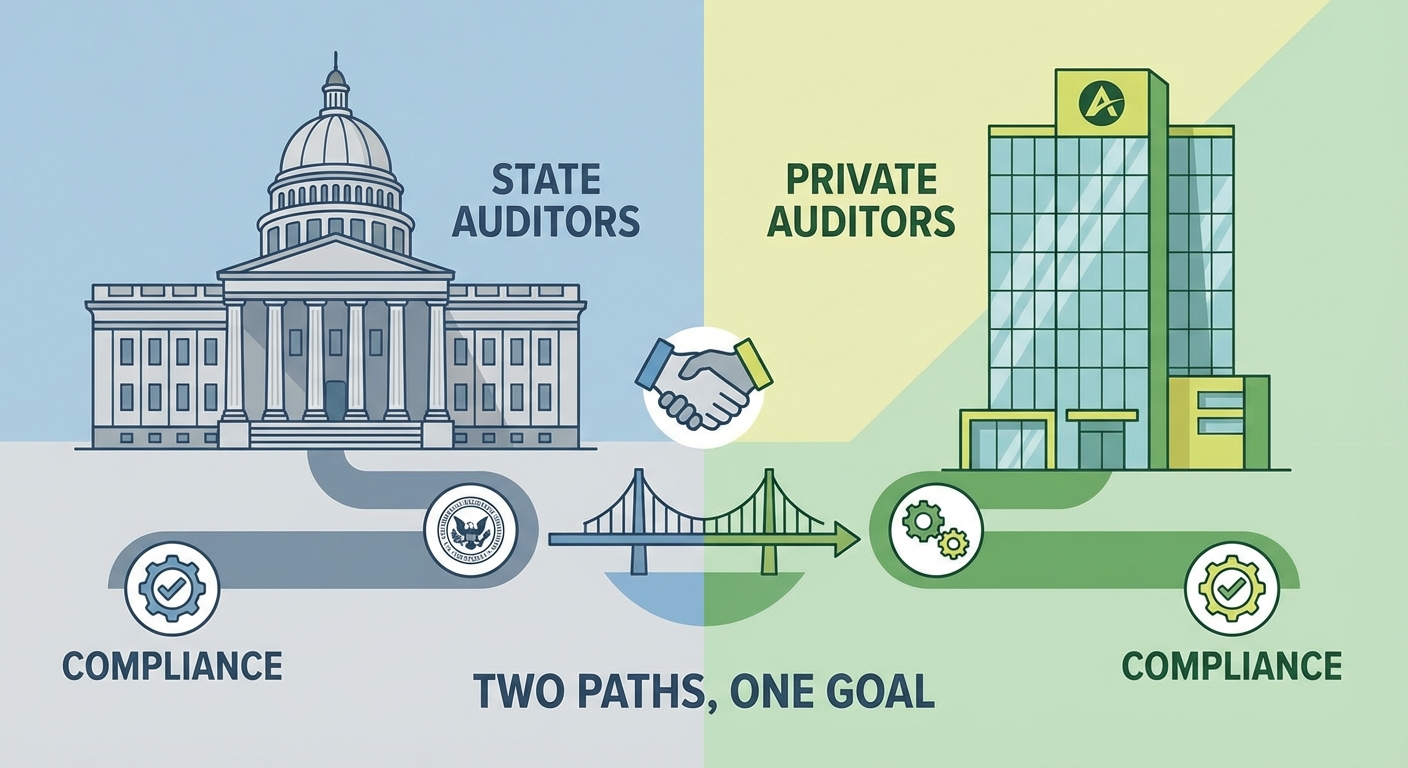 State vs Private Auditors